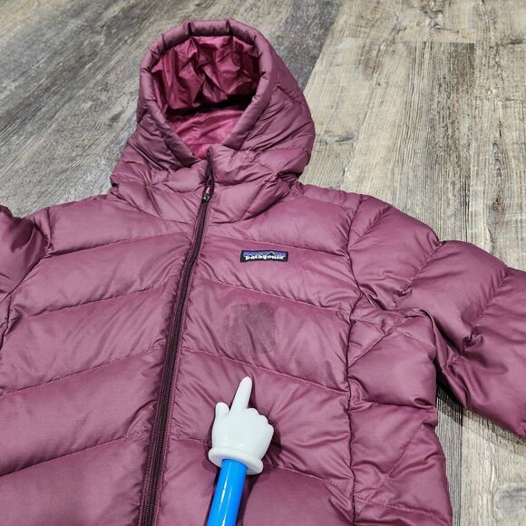 Patagonia Womens XS Hi-Loft Down Sweater Hoody Parka Goose Down Puffer Jacket - Picture 8 of 15